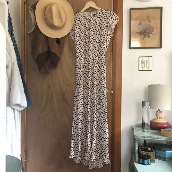 Reformation Gavin Dress in print Amber - Picture 5 of 7